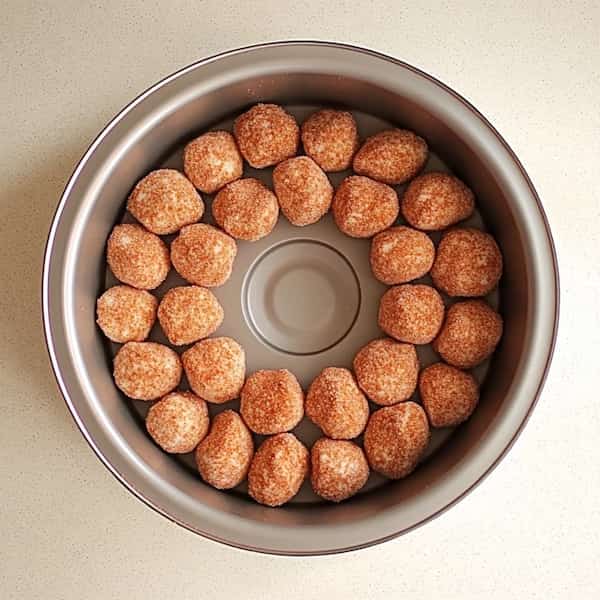 monkey bread recipe making