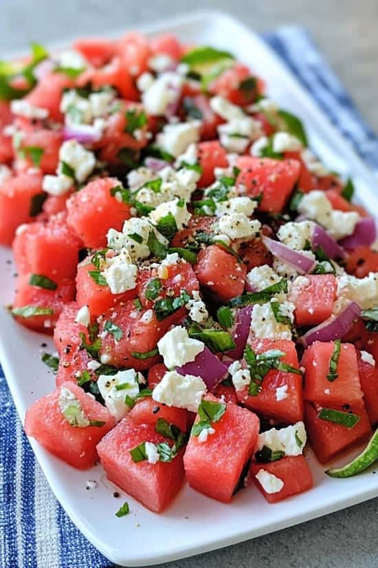 watermelon feta salad recipe