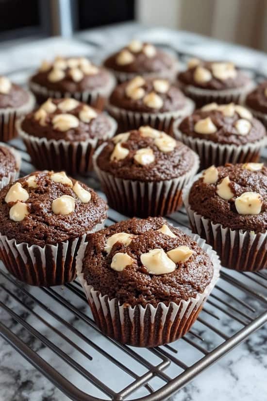 chocolate zucchini muffins recipe