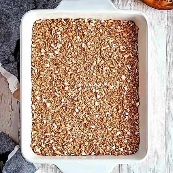crushed pretzels