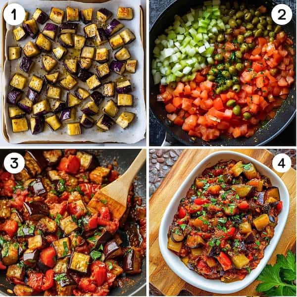 eggplant caponata process