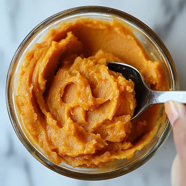 mashed sweet potatoes