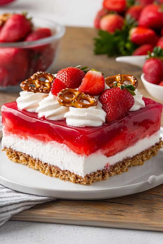 strawberry pretzel salad