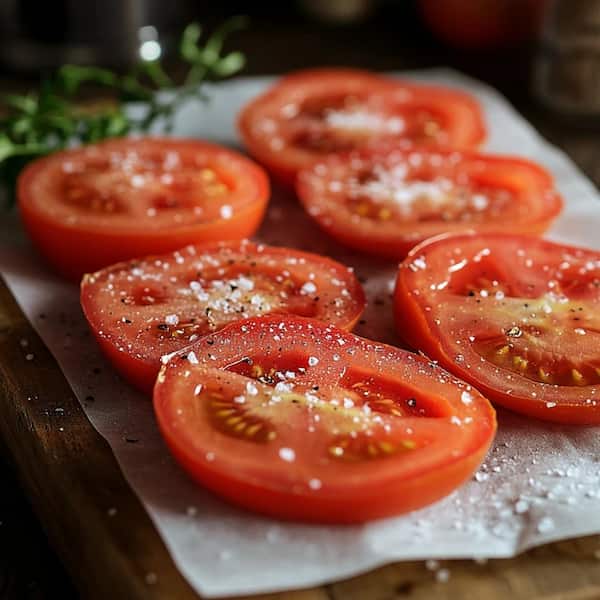 tomatoes sliced