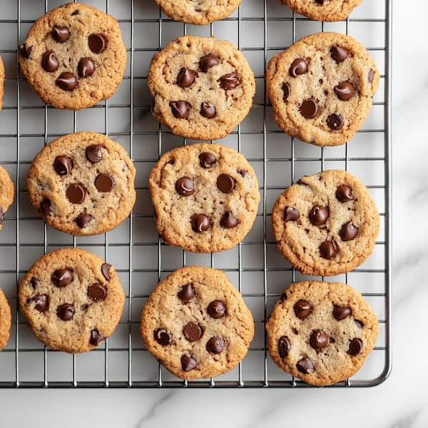 almond flour cookies resting