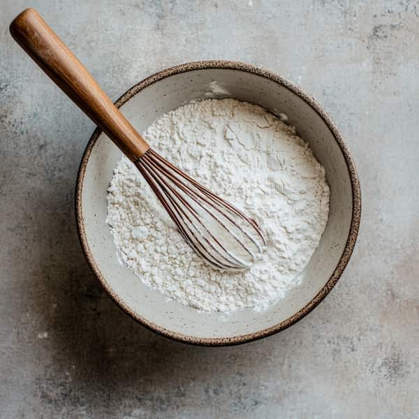 flour and baking powder