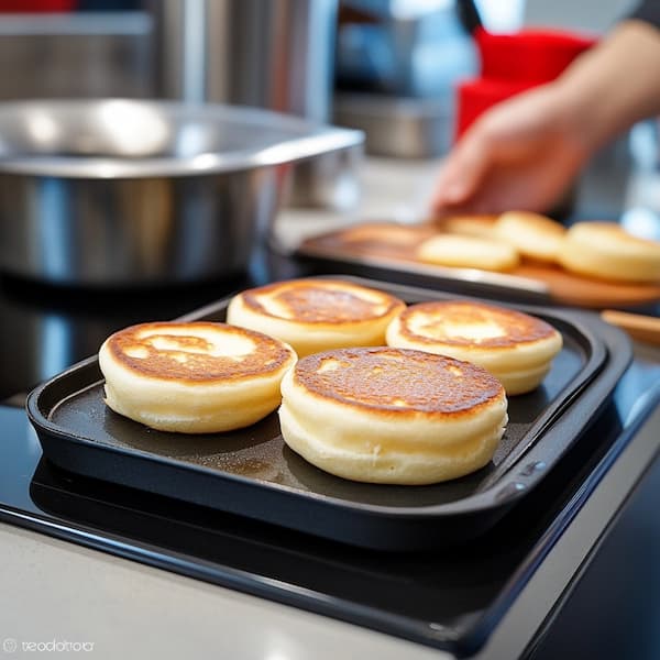 souffle pancakes baking