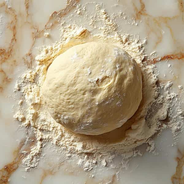 white pizza dough