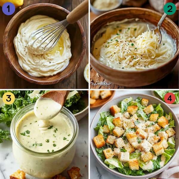 caesar dressing step by step recipe