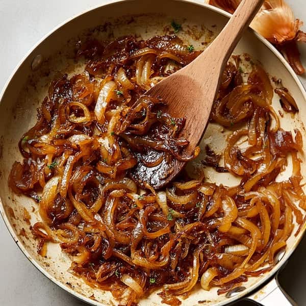 caramelized onions sauting
