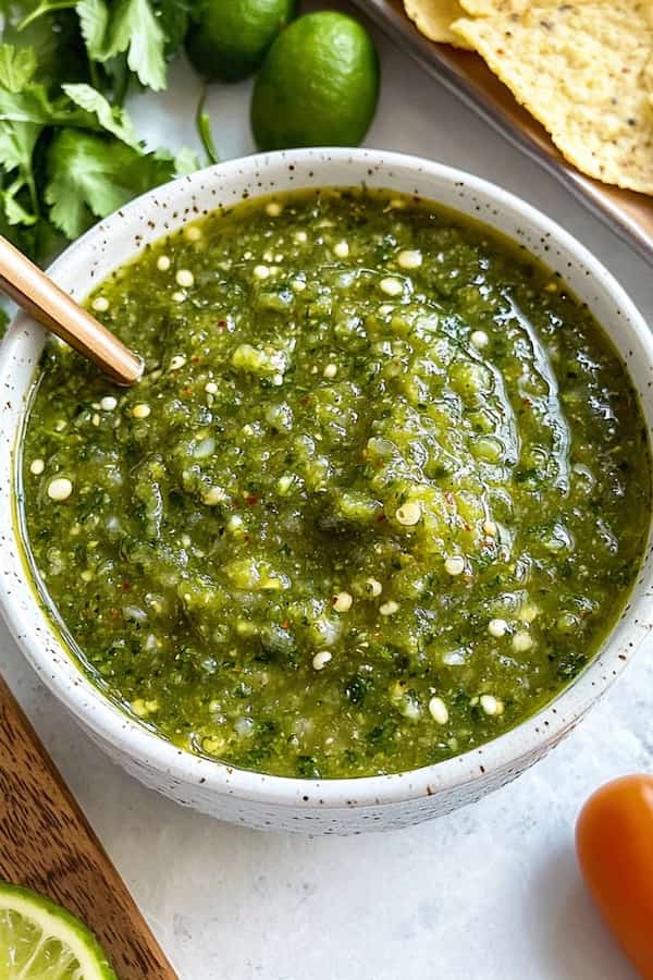 homemade salsa verde