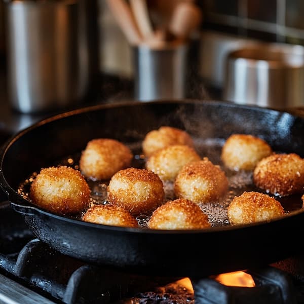 hush puppies frying