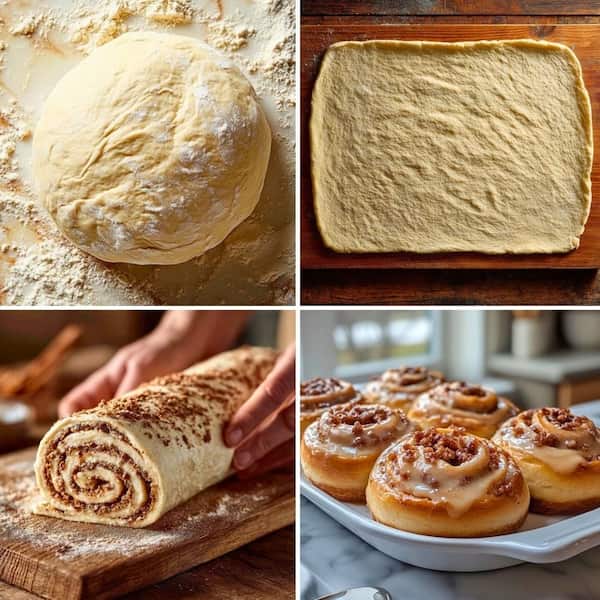 cinnamon rolls step by step recipe