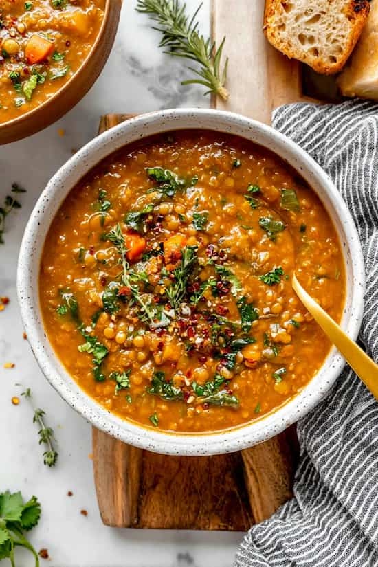easy lentil soup recipe