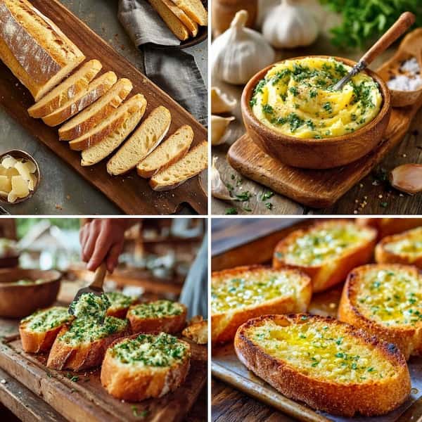 garlic bread recipe step by step