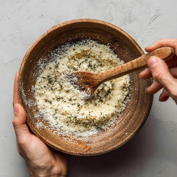 parmesan and breadcrumbs