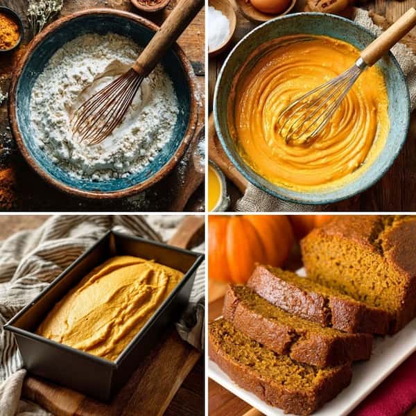 pumpkin bread step by step recipe
