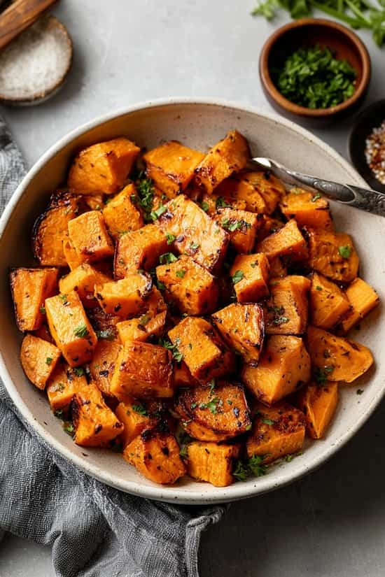 roasted sweet potatoes