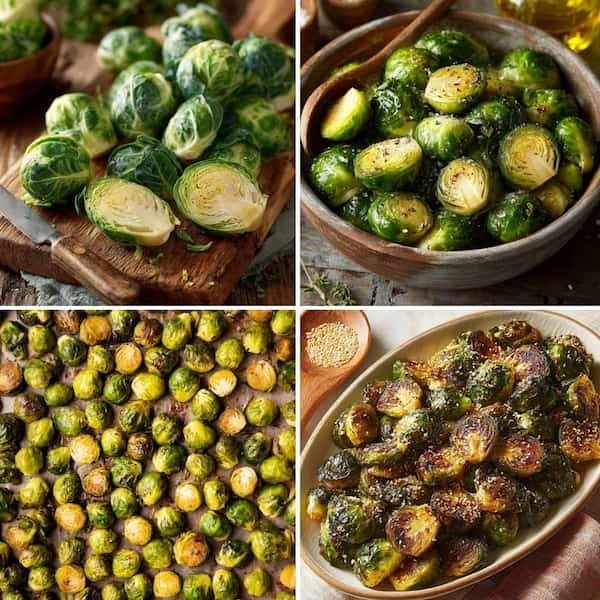 roasted brussels sprouts step by step
