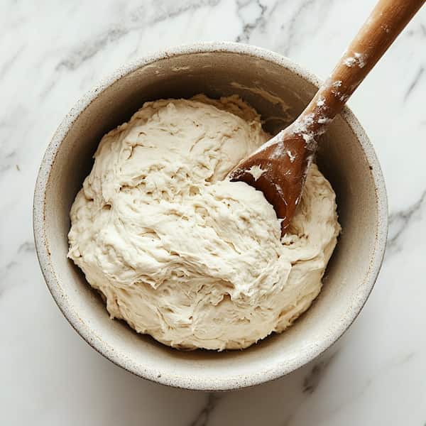 sourdough bread dough ready