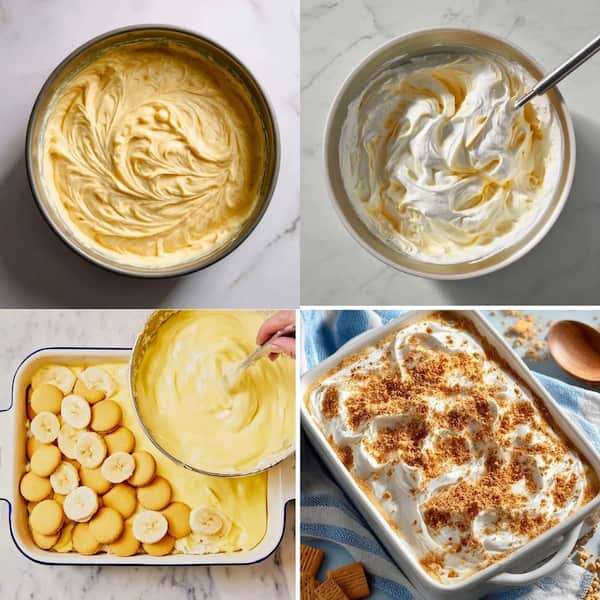 banana pudding step by step