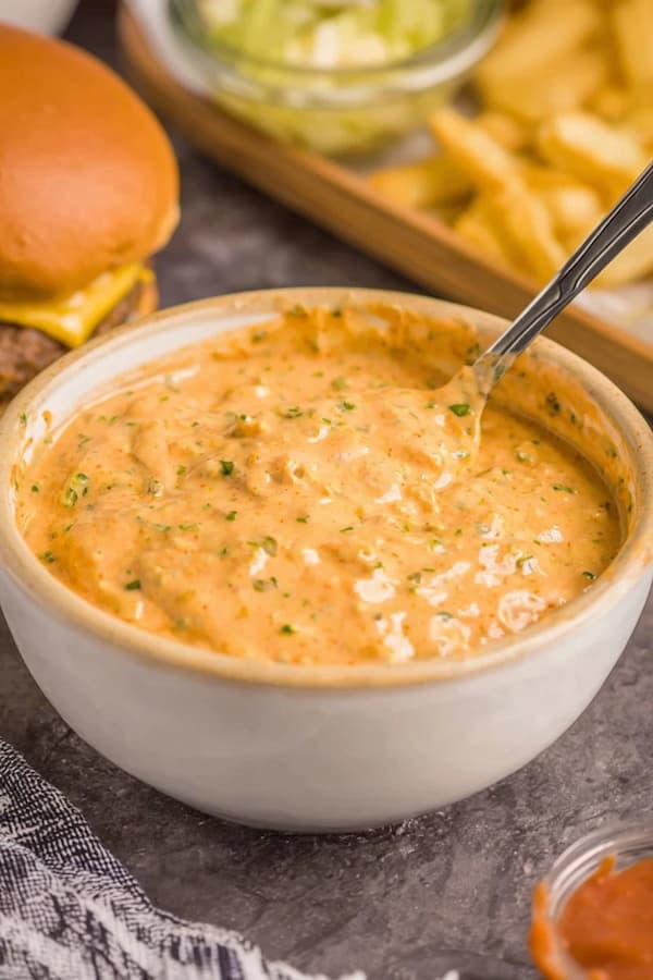 big mac sauce served