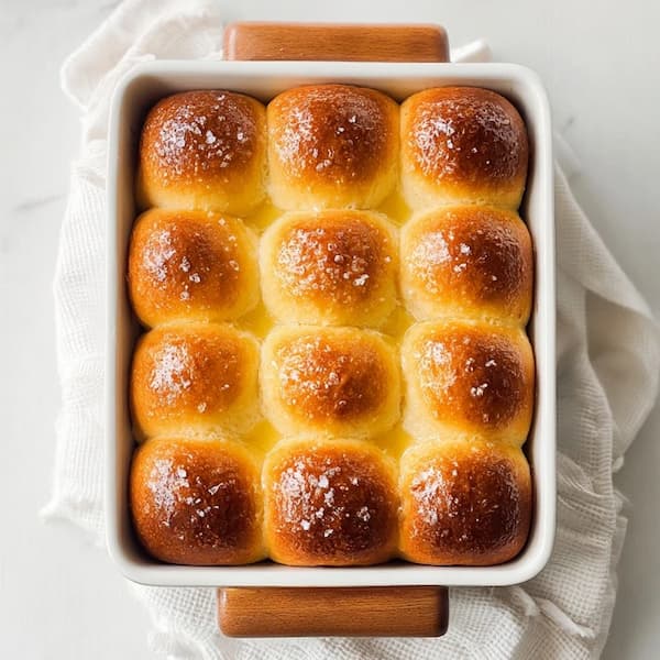 homemade dinner rolls baked