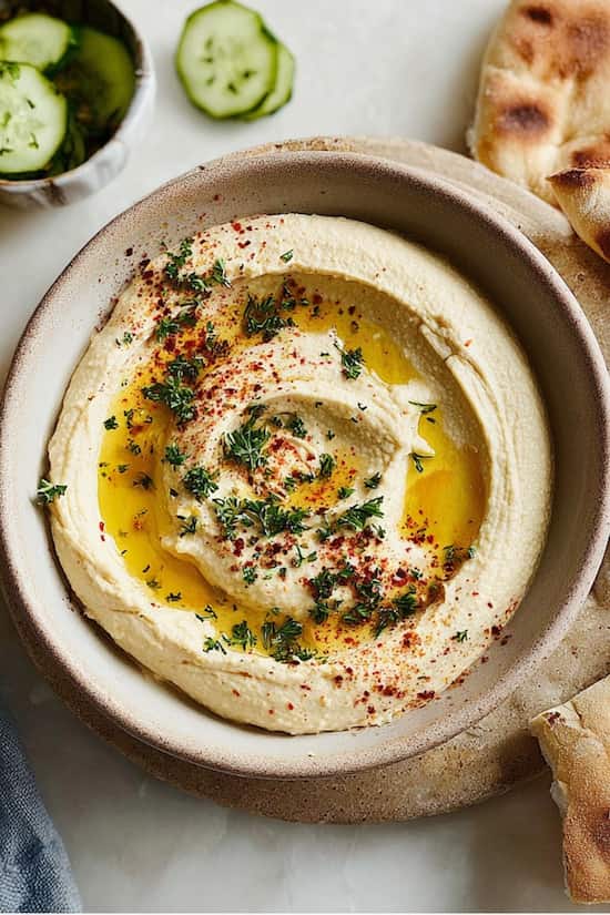 homemade hummus recipe