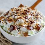 snickers salad served