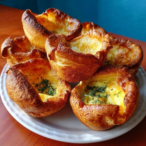yorkshire pudding served