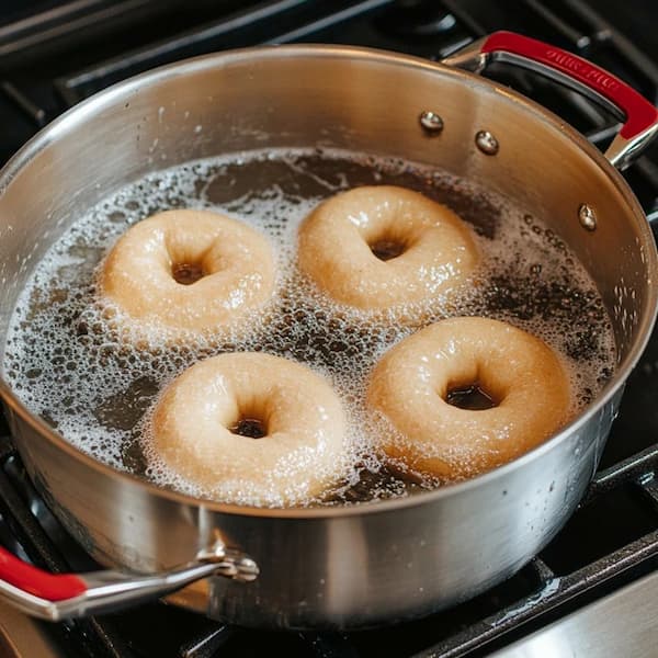 bagels boiling