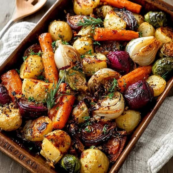 roasted vegetables finished