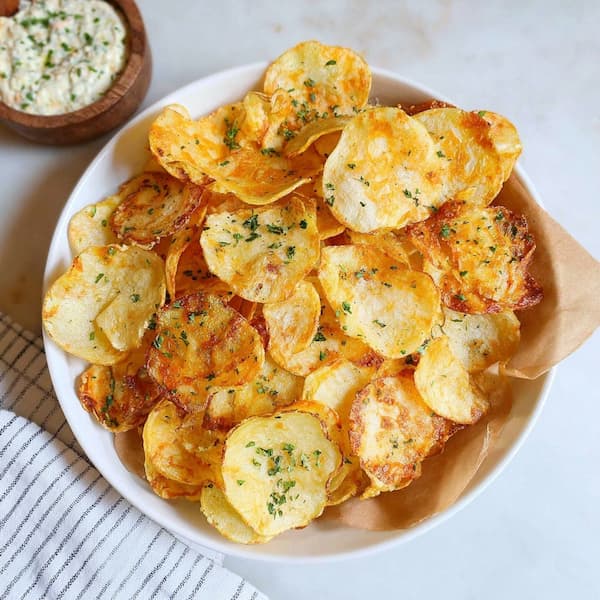 air fryer potato chips