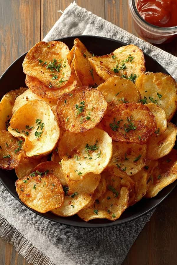 air fryer potato chips recipe