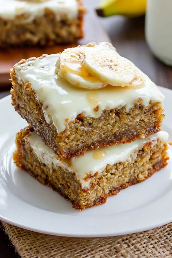 banana bars with cream cheese frosting