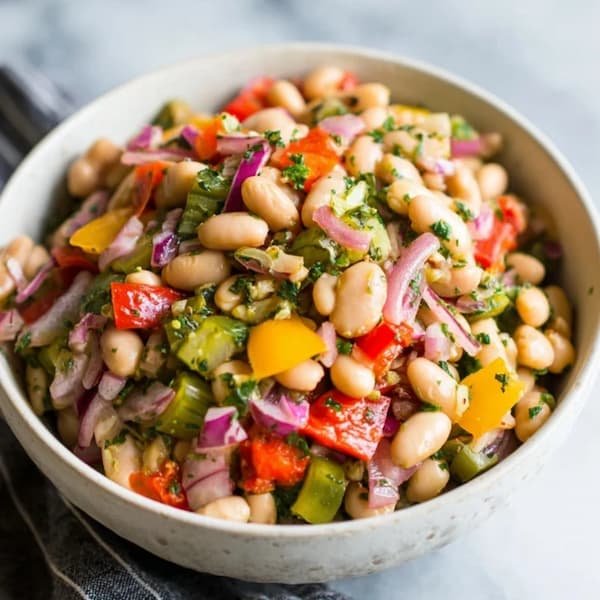 dense bean salad