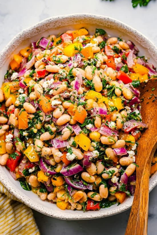 dense bean salad recipe