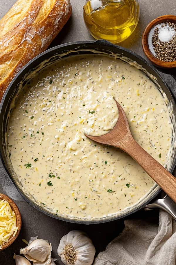 garlic parmesan sauce