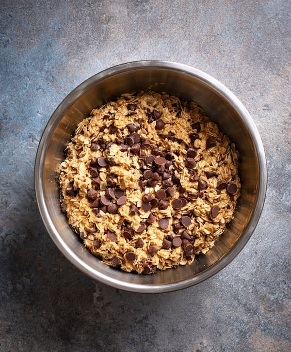 peanut butter granola bars batter