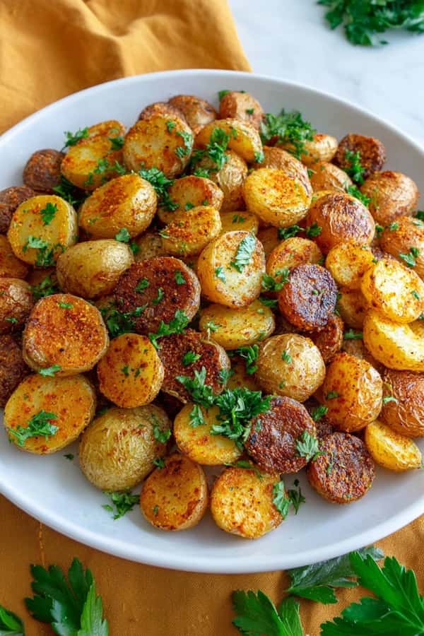 roasted baby potatoes