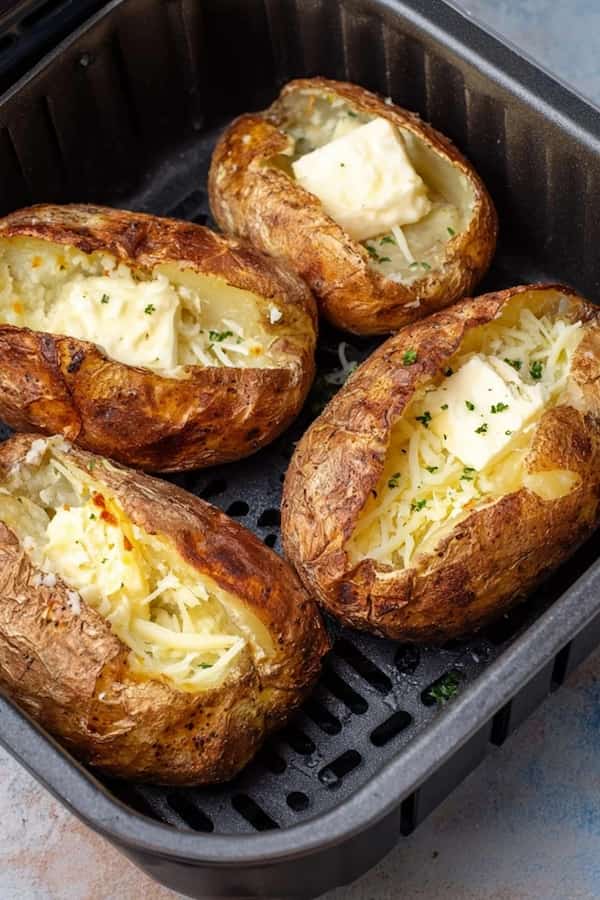 air fryer baked potatoes recipe