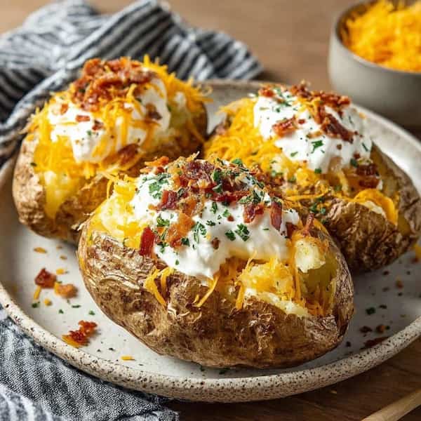air fryer baked potatoes