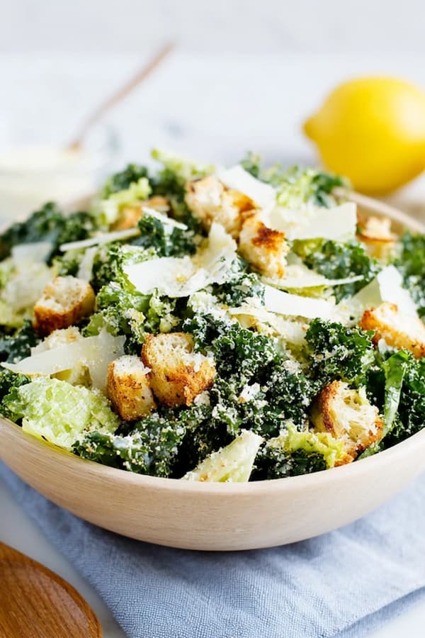 kale caesar salad