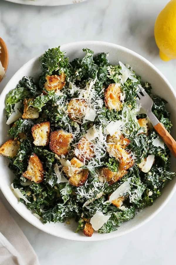 kale caesar salad