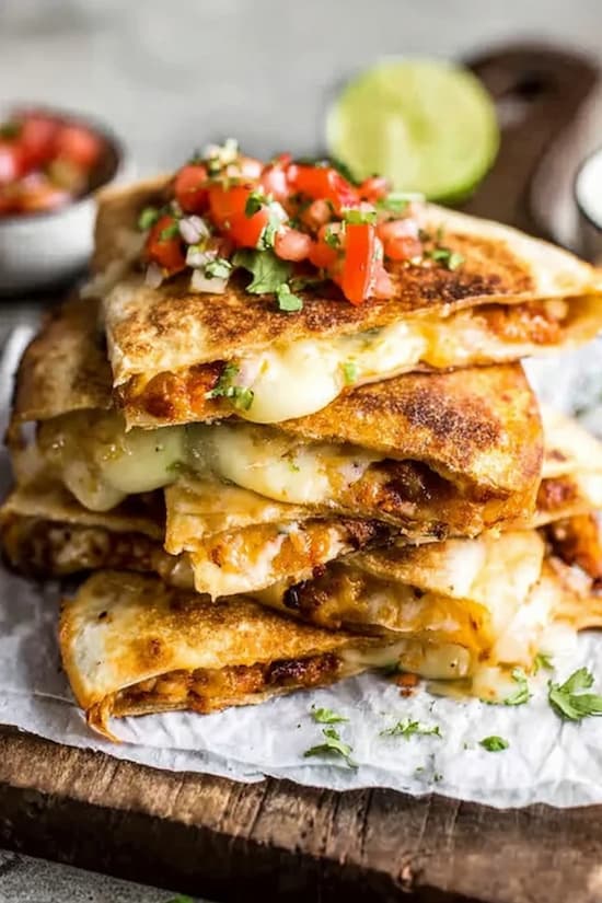 oven baked cheese quesadilla recipe