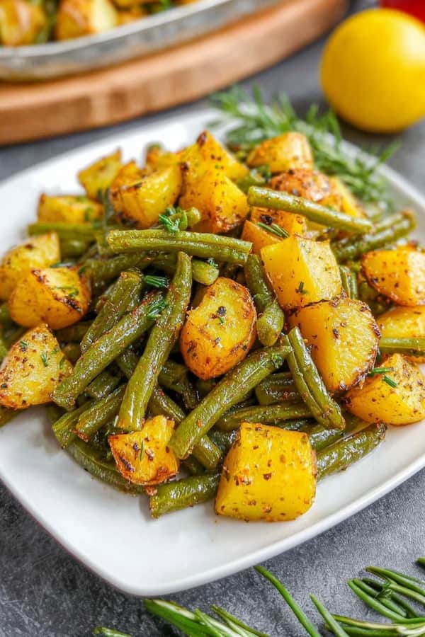 green beans and potatoes recipe