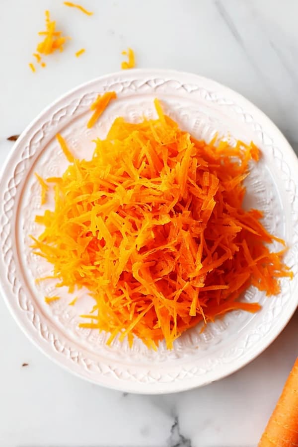 shredded carrots
