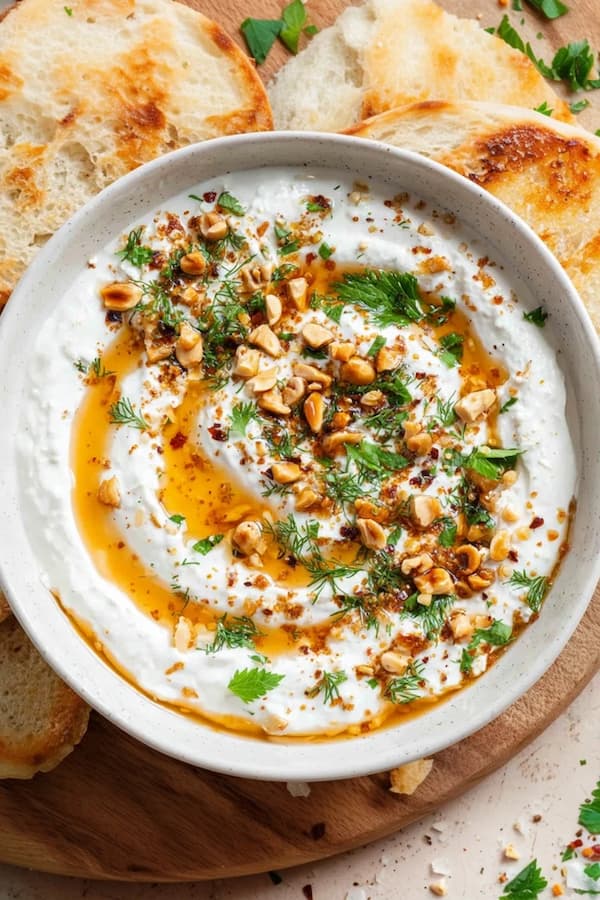 whipped feta dip with honey recipe