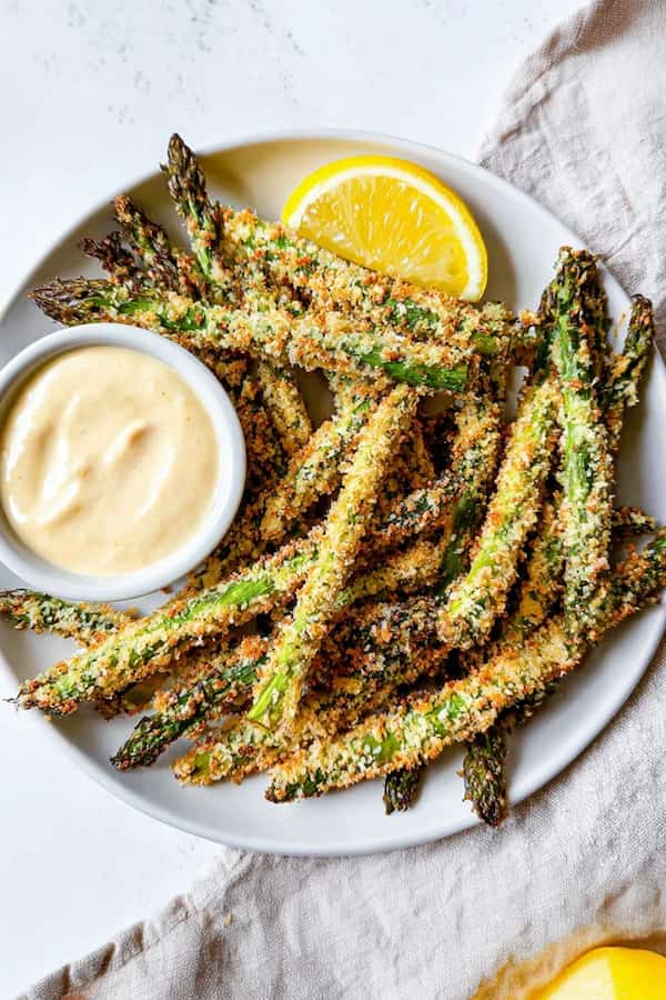 baked asparagus fries