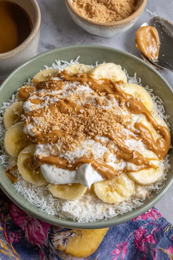 high protein cottage cheese bowl